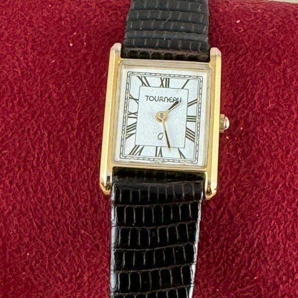 Tourneau Swiss Designed Watch Swiss Movement Gold Plated Bezel - Picture 3 of 8
